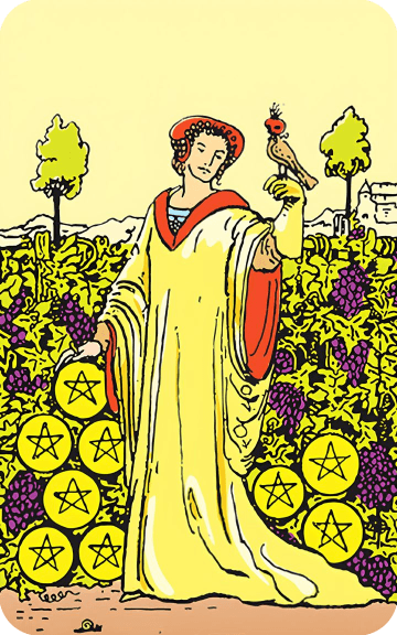 Nine of Pentacles
