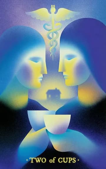Two of Cups tarot card